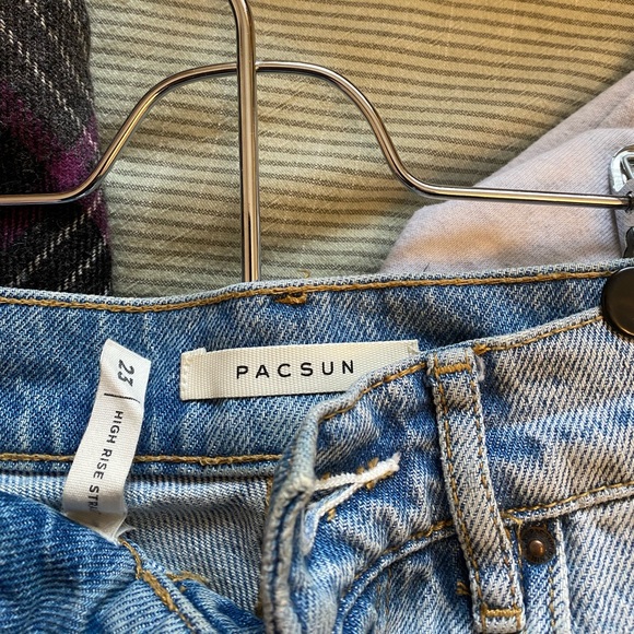 PACSUN high rise straight jeans - Picture 4 of 4